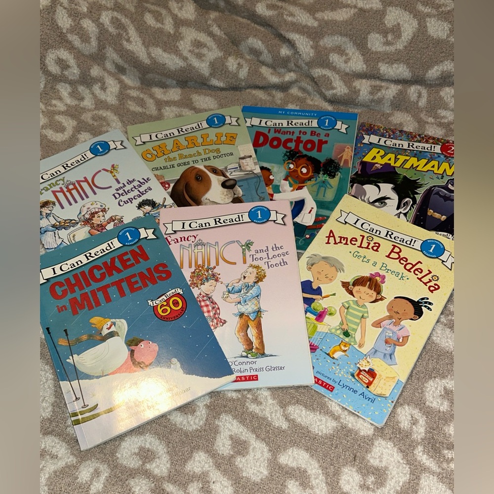 Scholastic, I Can Read! Level 1 & 2, Paperback Books, Lot Of 7